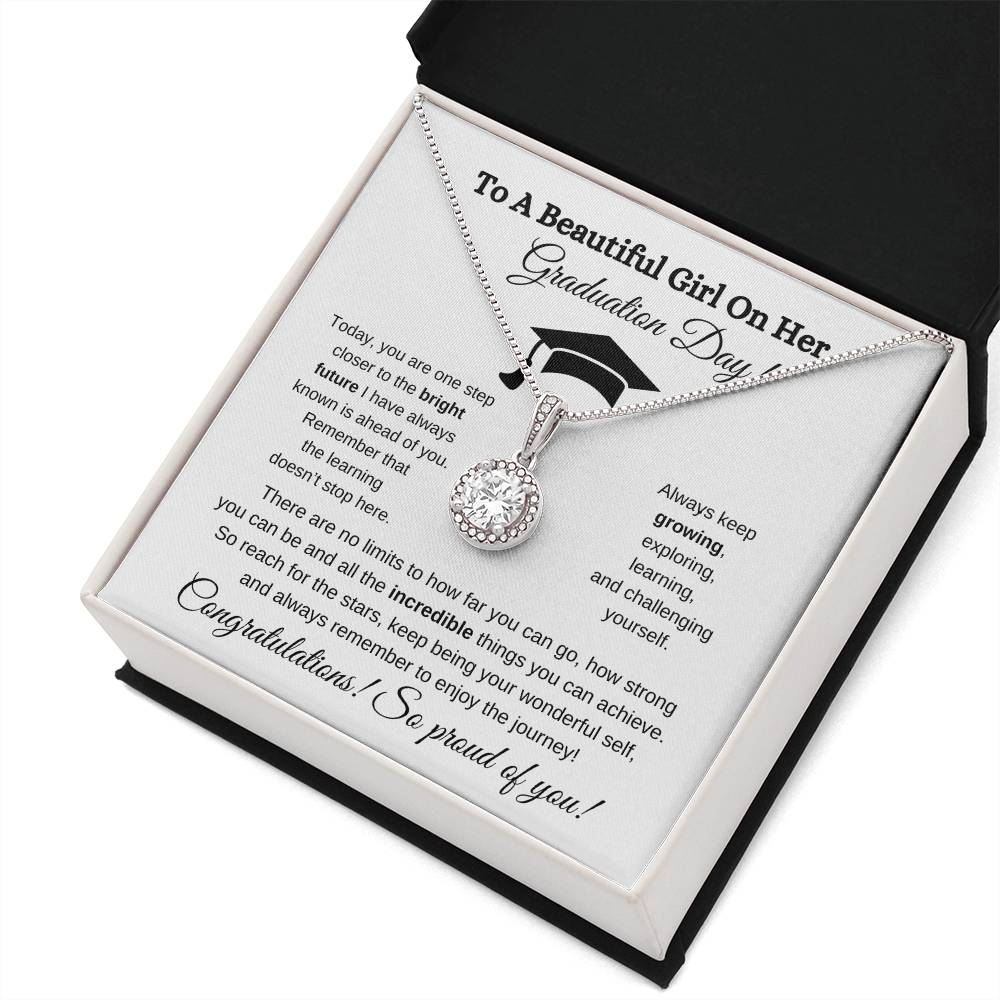 To A Beautiful Girl On Her Graduation Day – Necklace