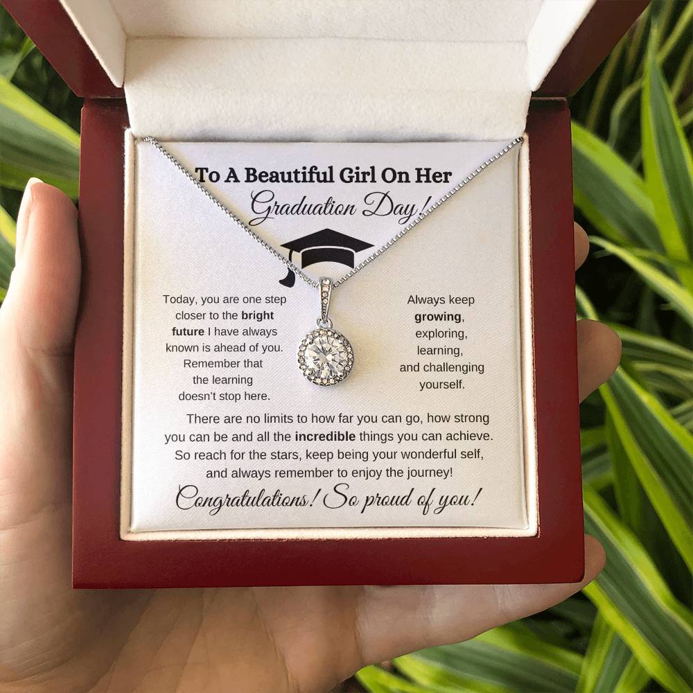 To A Beautiful Girl On Her Graduation Day – Necklace