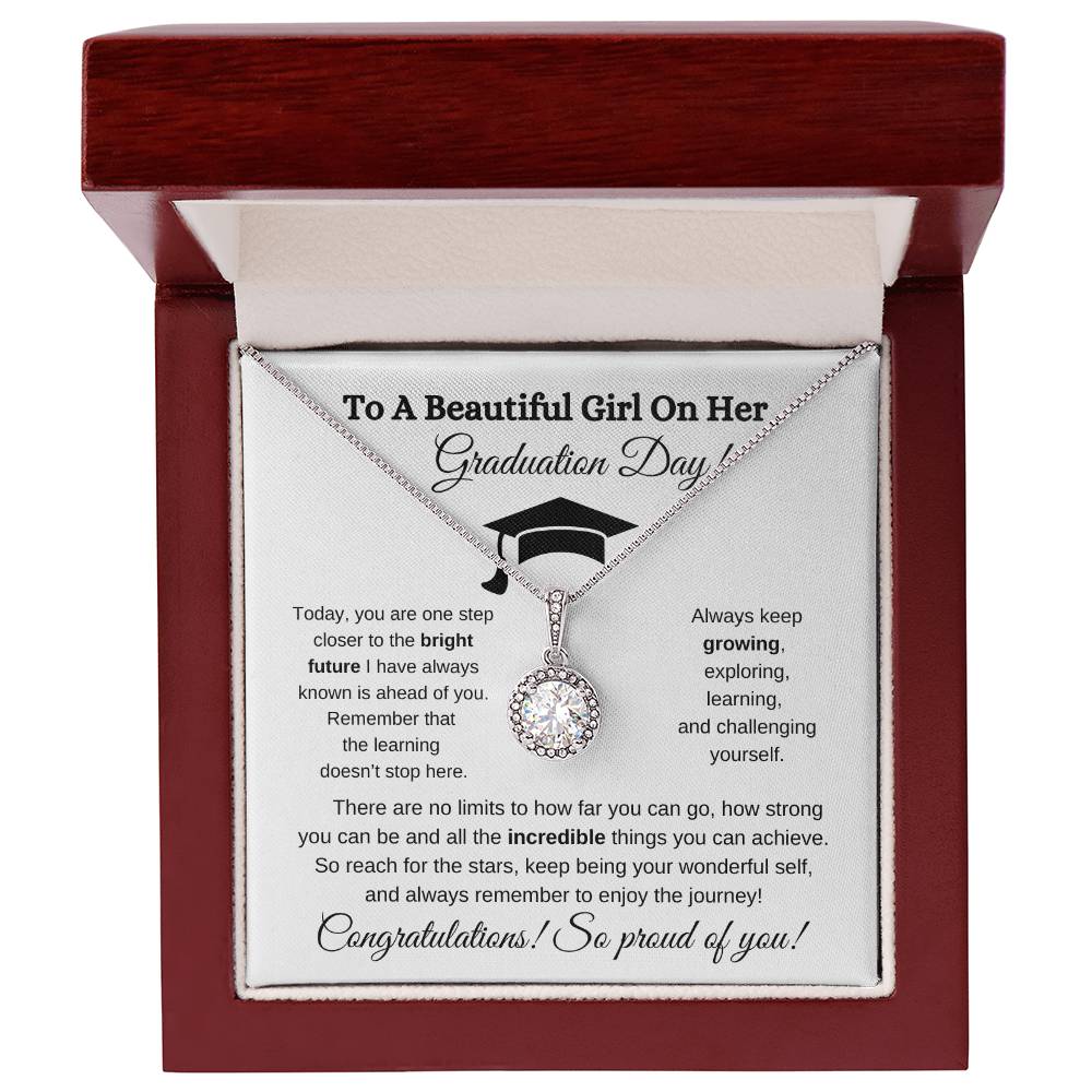 To A Beautiful Girl On Her Graduation Day – Necklace