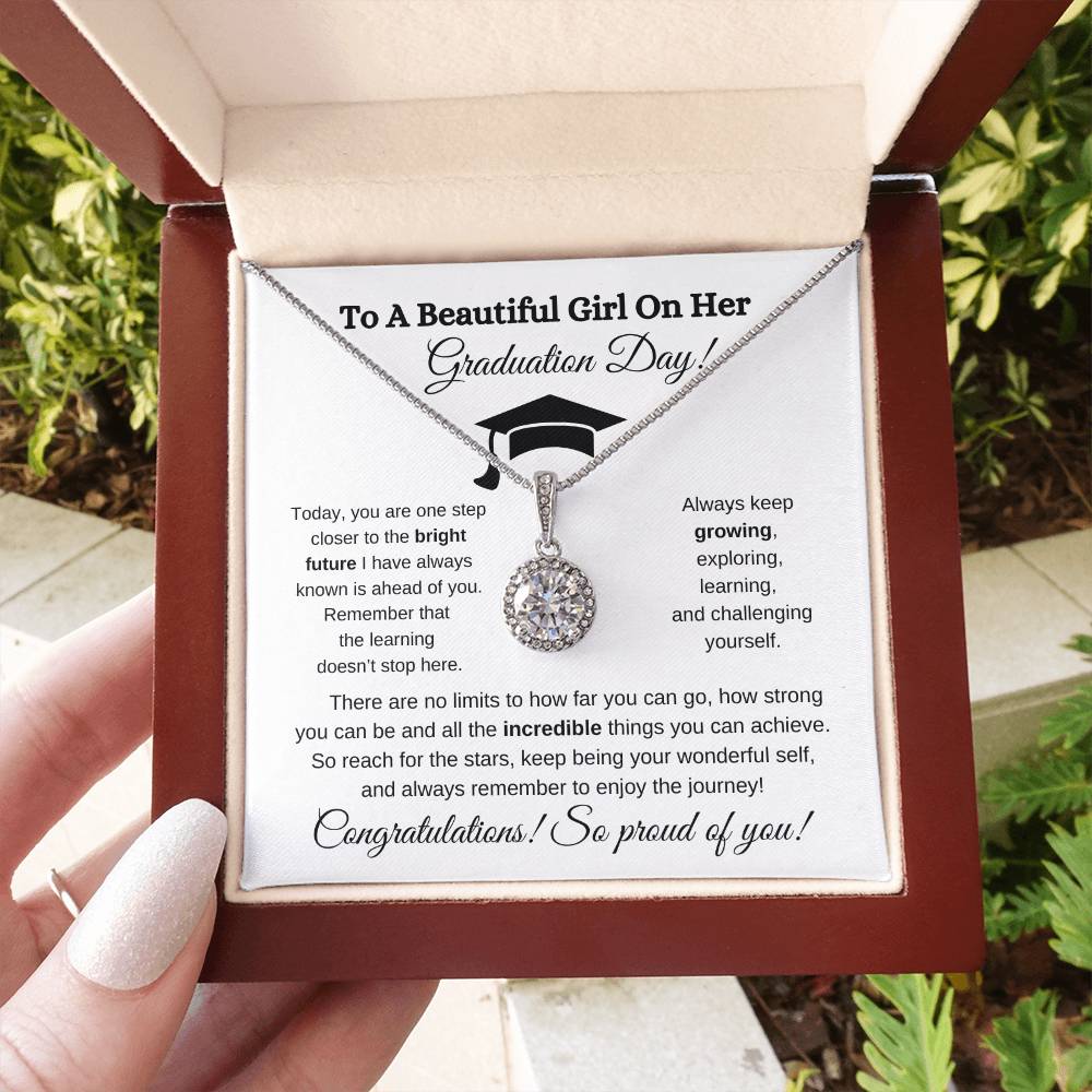 To A Beautiful Girl On Her Graduation Day – Necklace