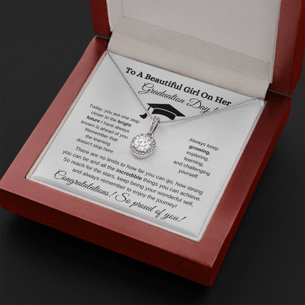 To A Beautiful Girl On Her Graduation Day – Necklace