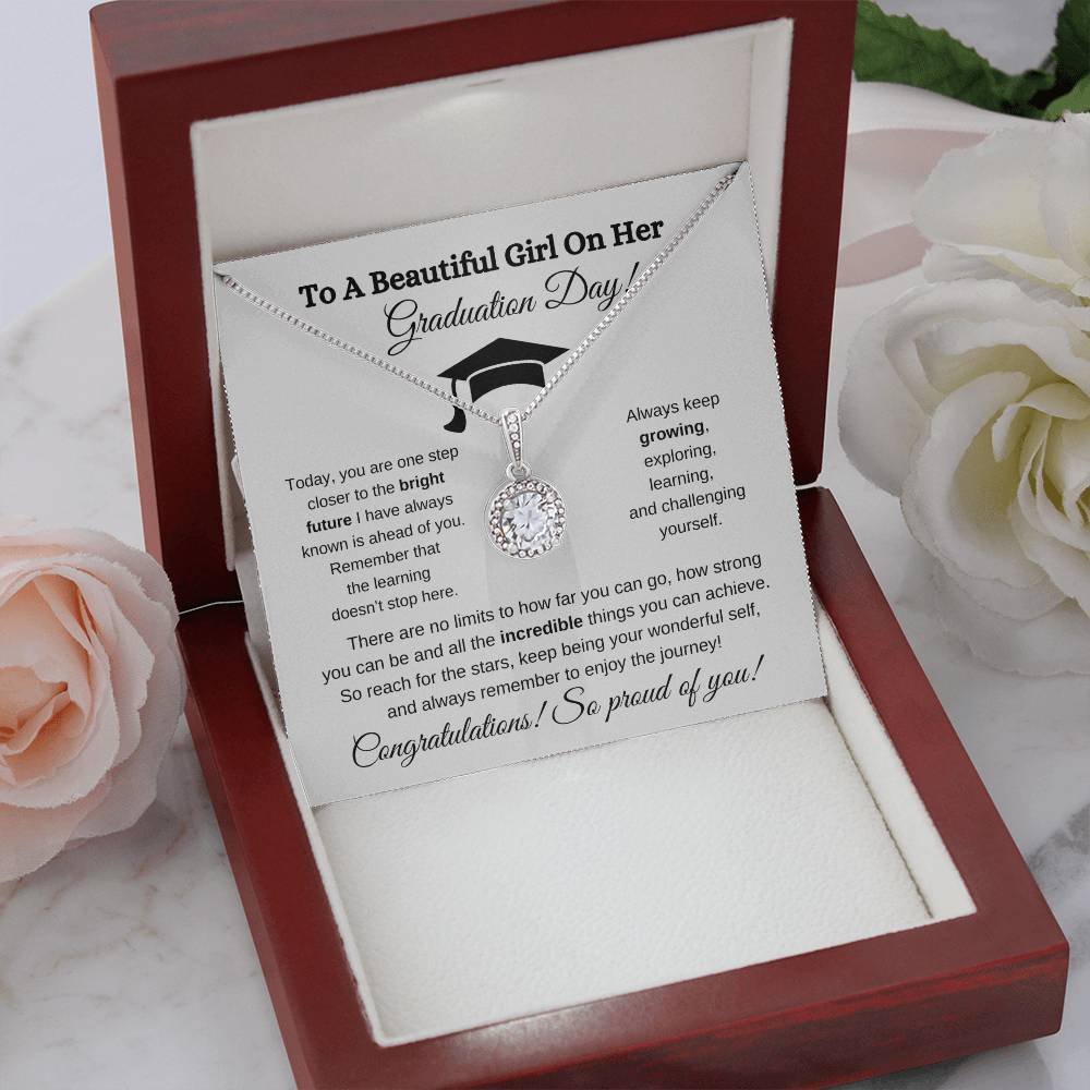 To A Beautiful Girl On Her Graduation Day – Necklace