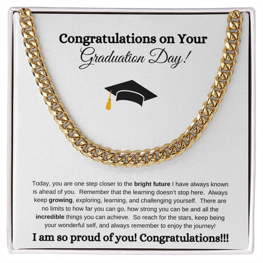 Congratulations on Your Graduation Day - Cuban Chain