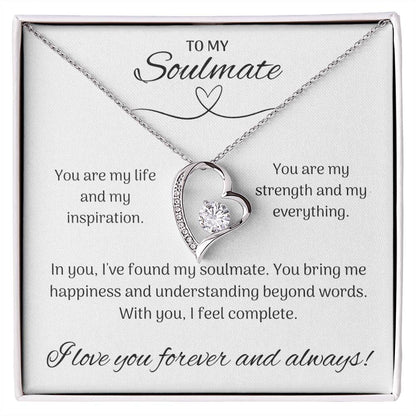 To My Soulmate - Forever Love Necklace