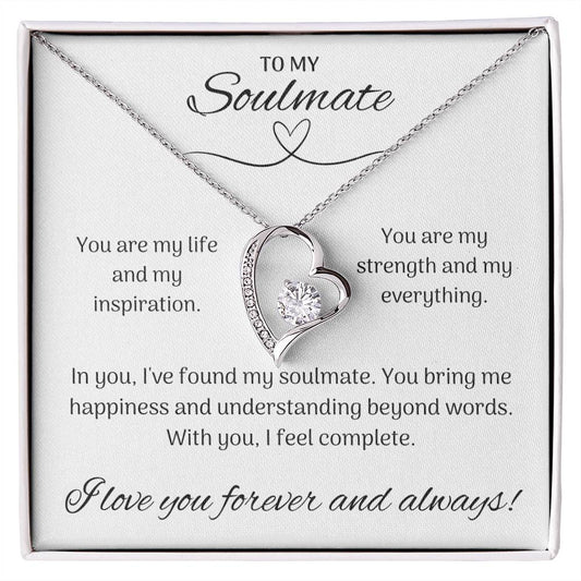 To My Soulmate - Forever Love Necklace