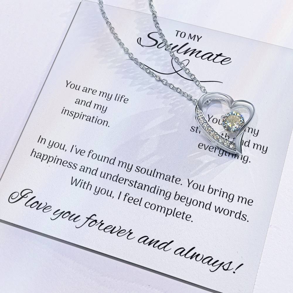 To My Soulmate - Forever Love Necklace