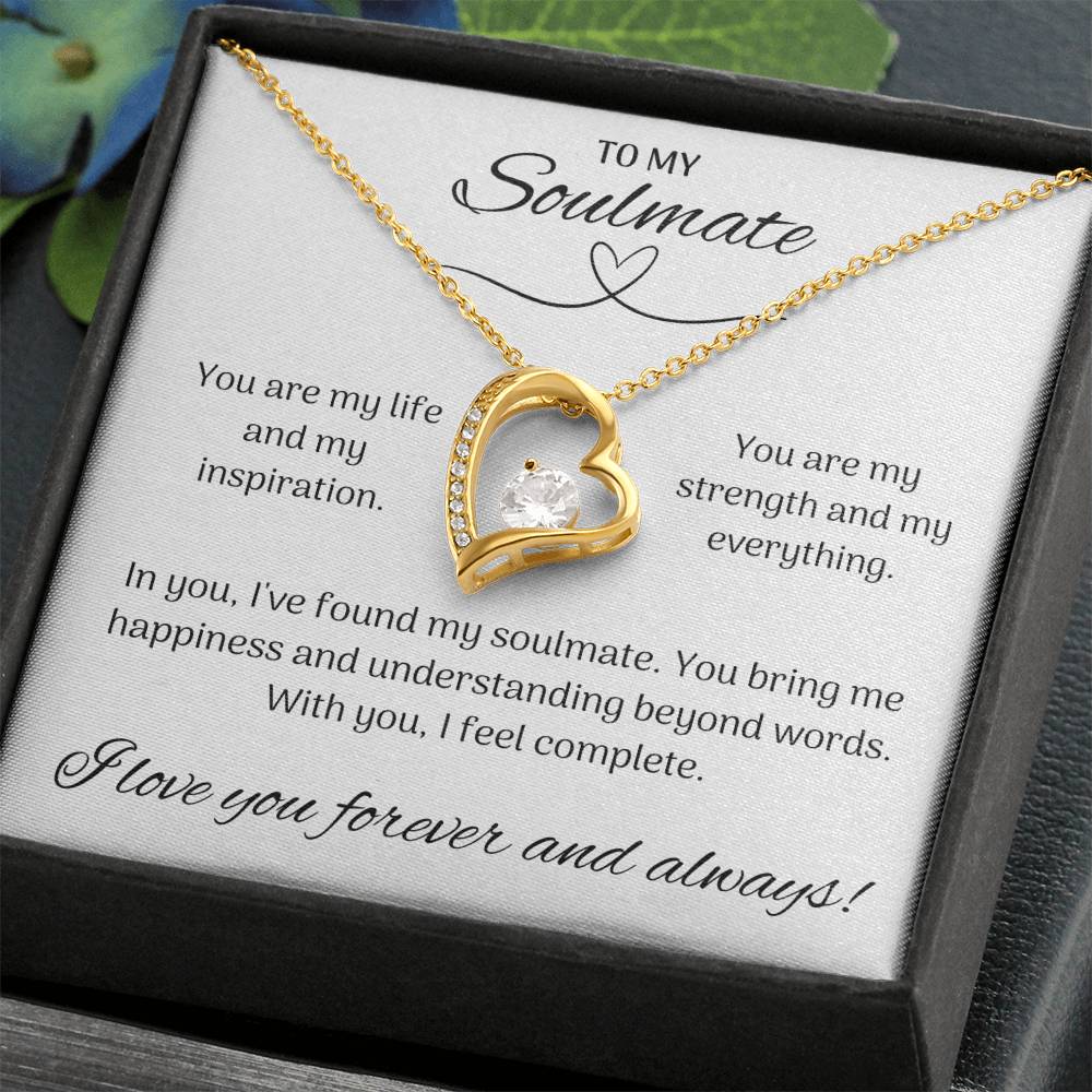 To My Soulmate - Forever Love Necklace