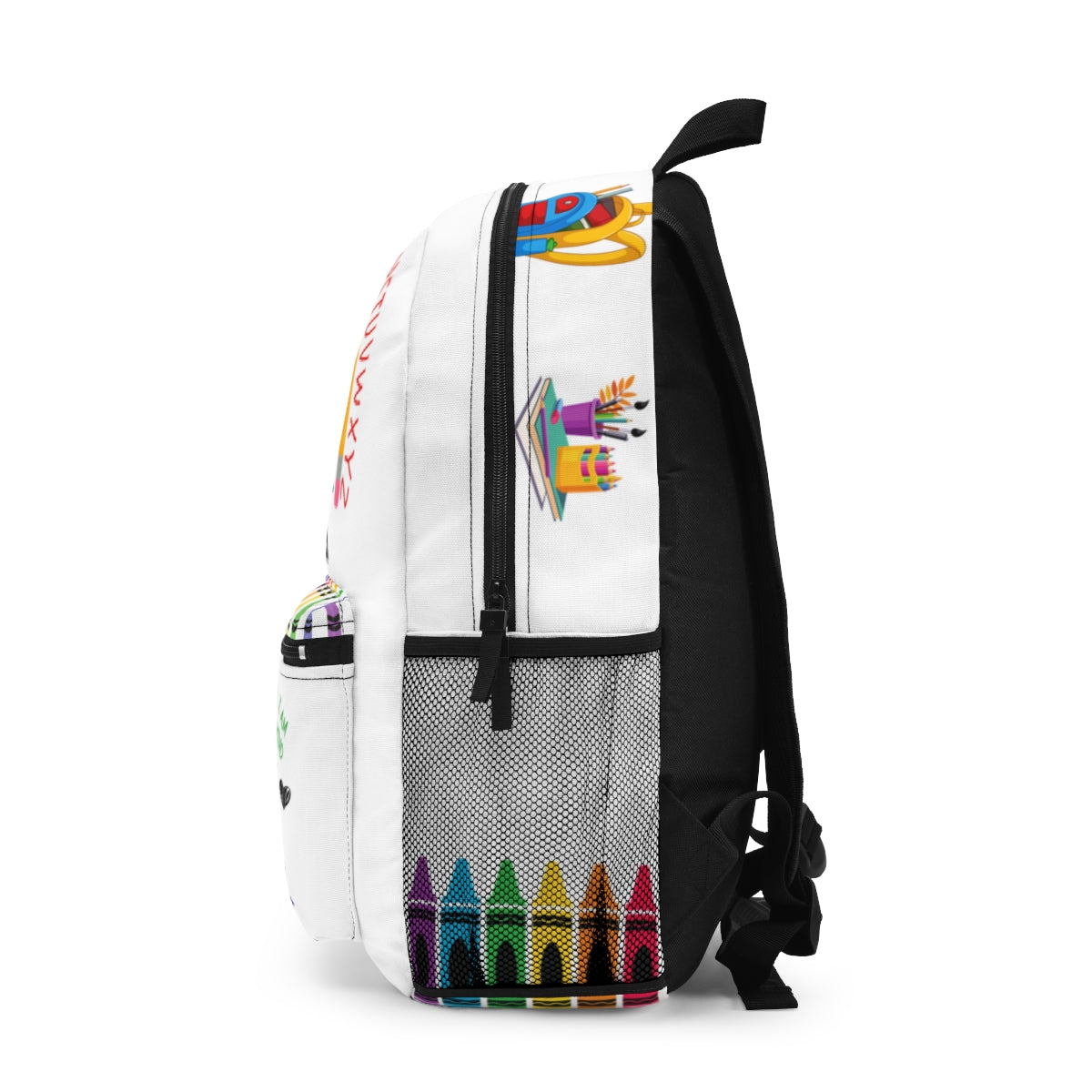 Personalized Kids Affirmation Pencil Rainbow Backpack Lunch Box Pencil Pouch Bundle