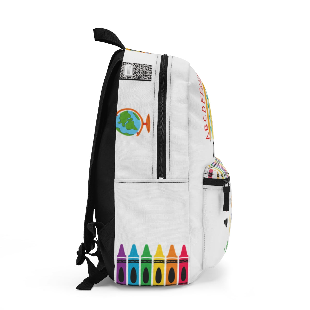 Personalized Kids Affirmation Pencil Rainbow Backpack Lunch Box Pencil Pouch Bundle