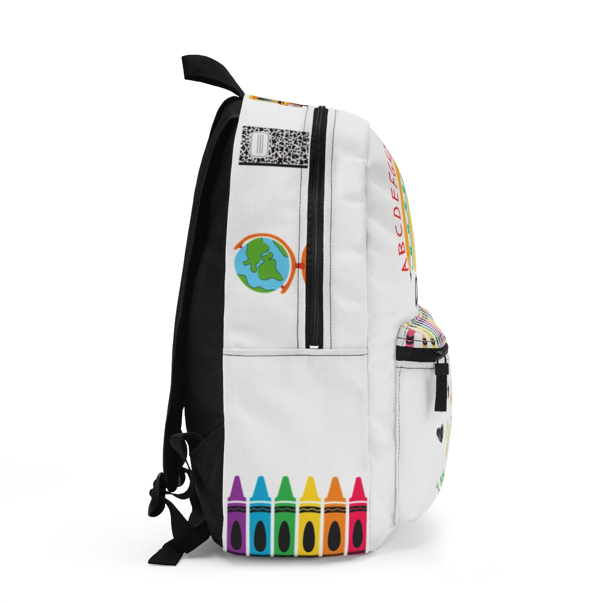 Personalized Kids Affirmation Pencil Rainbow Backpack Lunch Box Pencil Pouch Bundle