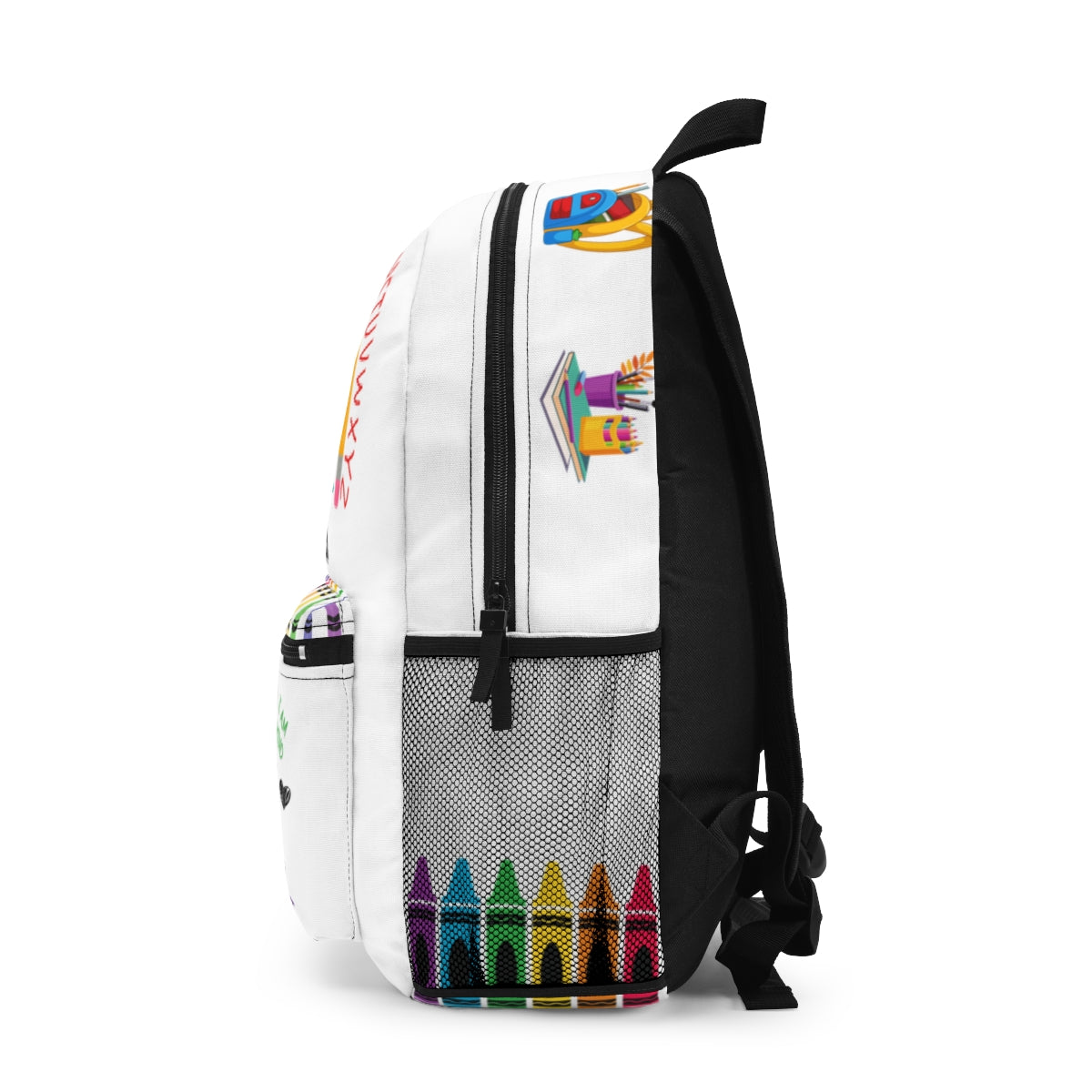 Personalized Kids Affirmation Pencil Rainbow Backpack Lunch Box Pencil Pouch Bundle