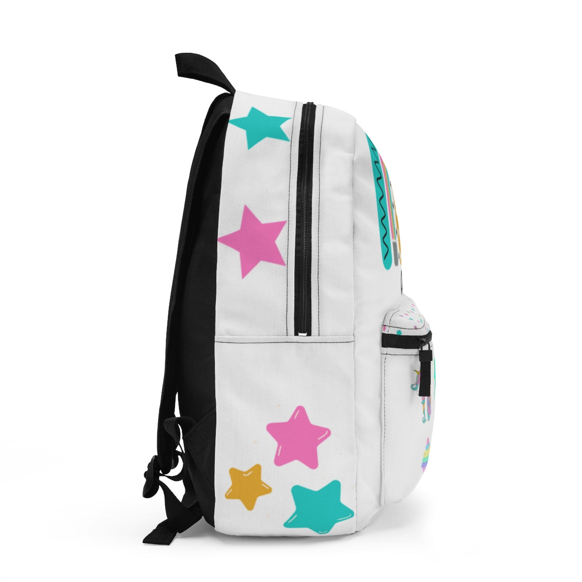 Personalized Kids Star Rainbow Backpack Lunch Box Pencil Pouch Bundle