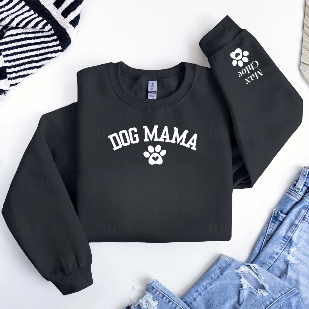 Personalized Dog Mama Sweatshirt