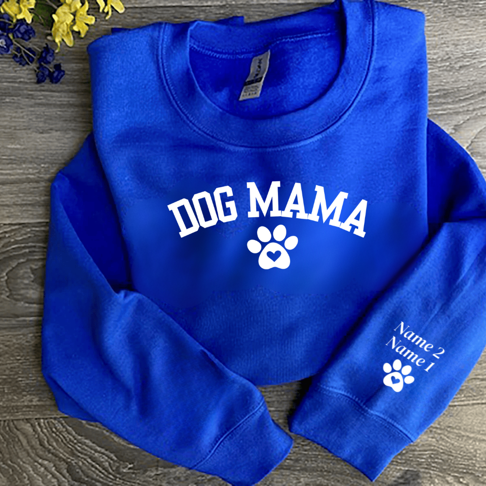 Personalized Dog Mama Sweatshirt