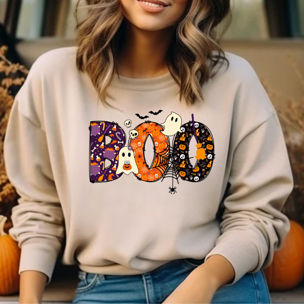 Halloween "BOO" Sweatshirt