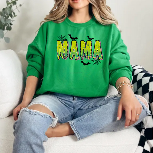 Green Slime Mama Halloween Green Slime MAMA Hoodie | Sweatshirt | Tshirt