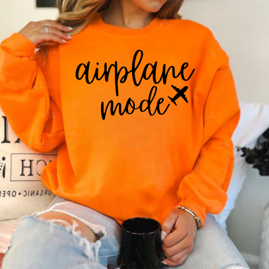 AIRPLANE MODE (Black) - Sweatshirt