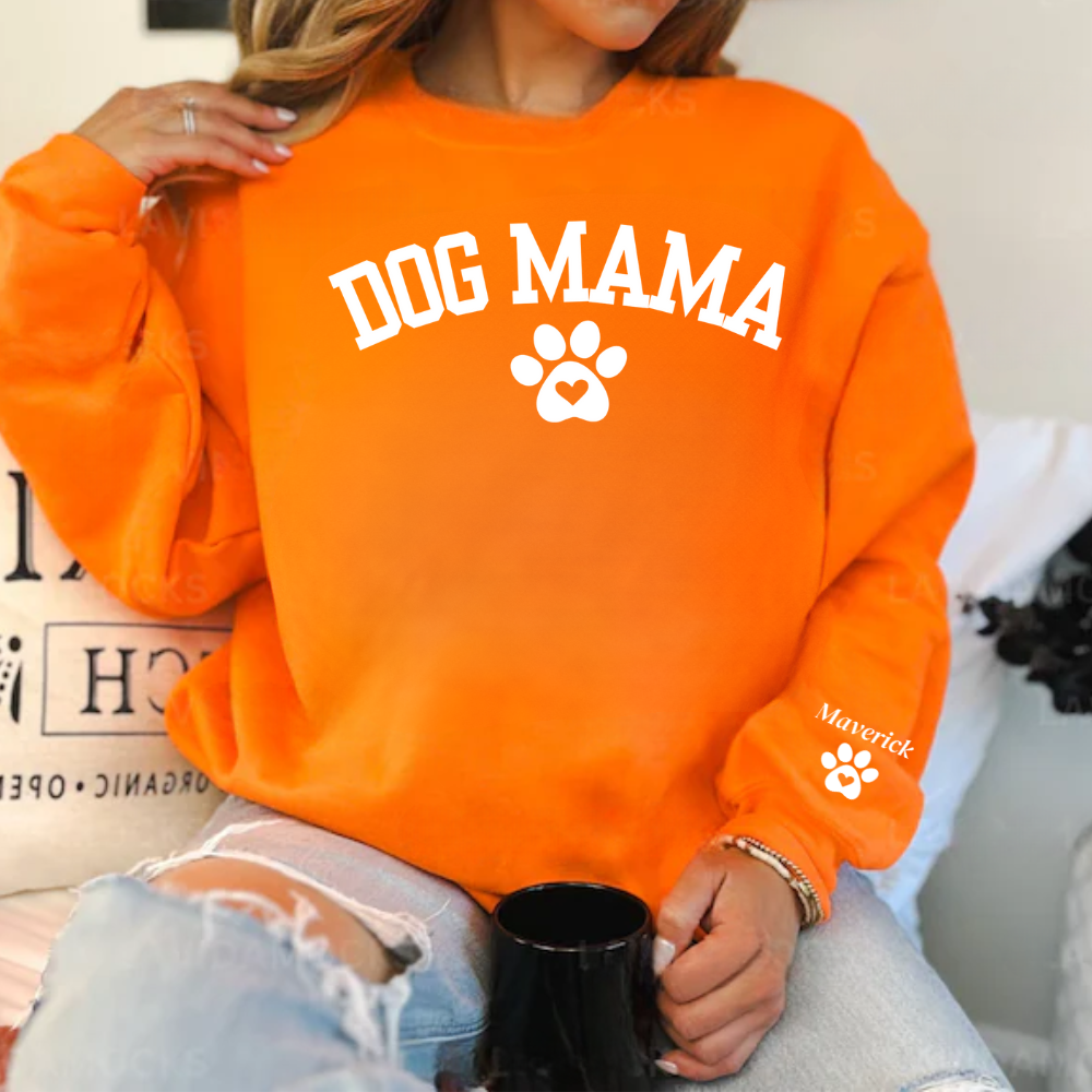 Personalized Dog Mama Sweatshirt