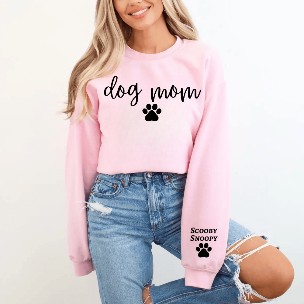 Personalized Dog Mom Sweatshirt