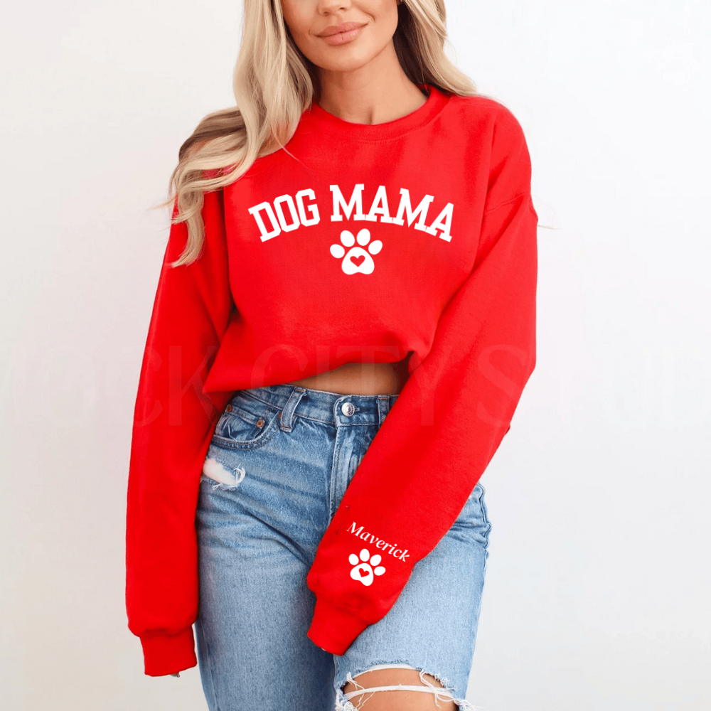 Personalized Dog Mama Sweatshirt