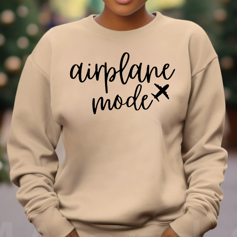 AIRPLANE MODE (Black) - Sweatshirt