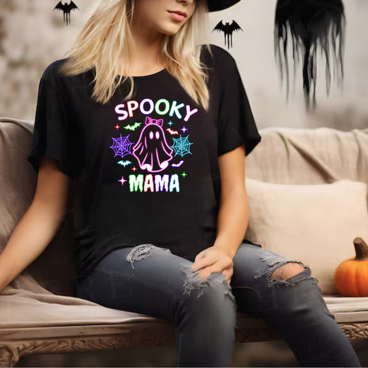 Spooky Mama Halloween T-Shirt