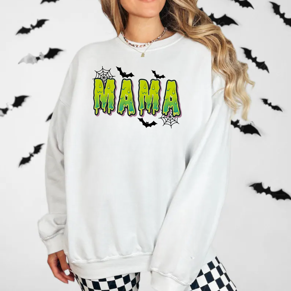 Green Slime Mama Halloween Green Slime MAMA Hoodie | Sweatshirt | Tshirt